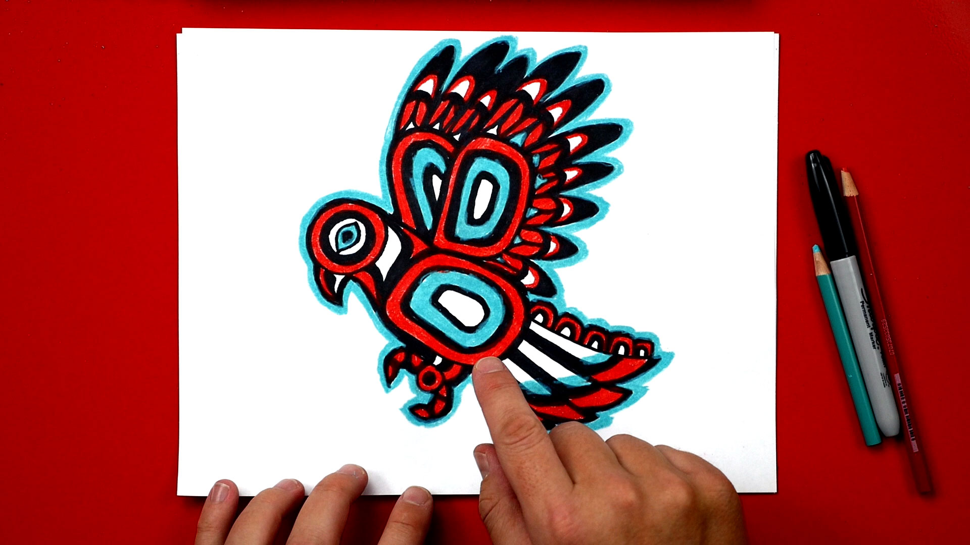 1920x1080 How To Draw A Native American Inspired Bird
