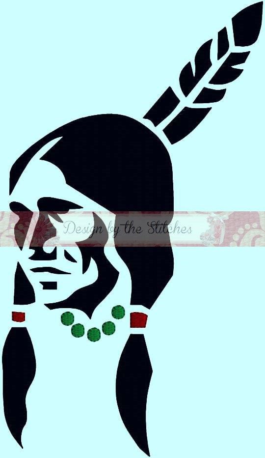 540x932 Native American Woman Silhouette