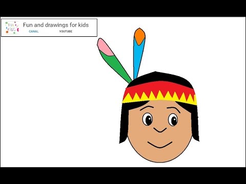 480x360 How To Draw A Native American Boy For Children Nursery Rhymes