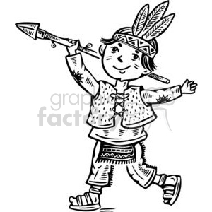 300x300 Native American Clipart