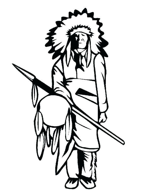 600x766 Native American Art Coloring Pages