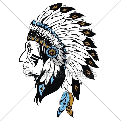 500x500 Indian Chief Gl Stock Images