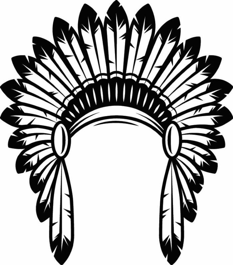 794x902 Indian Headdress Native American Head Dress Tribe Chief Etsy
