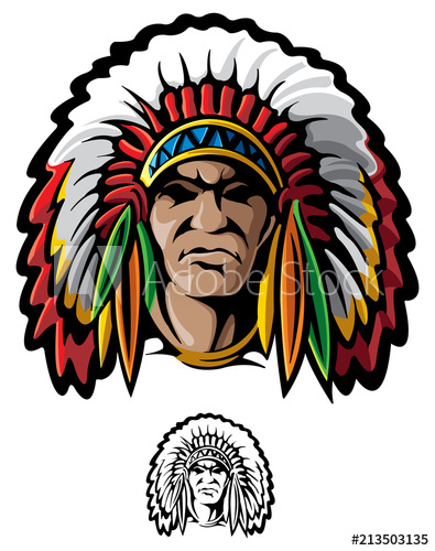 395x500 Native American Chief