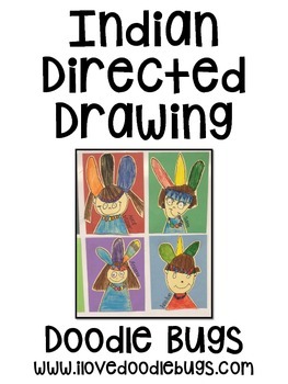 263x350 Thanksgiving Indian Native American Directed Drawing