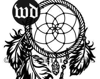 340x270 Dreamcatcher Stamp Etsy