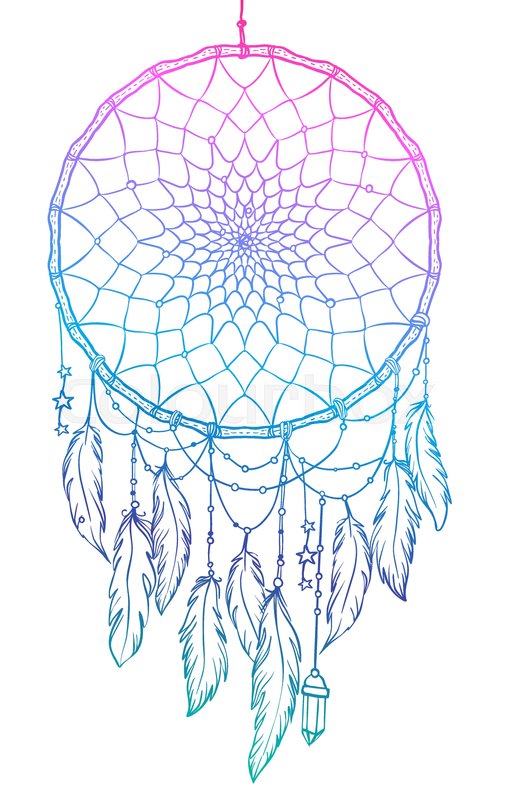 505x800 Hand Drawn Native American Indian Stock Vector Colourbox