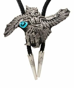 254x300 Navajo Native American Kingman Turquoise And Sterling Silver Eagle