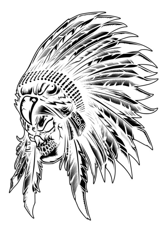 Native American Eagle Drawing | Free download on ClipArtMag