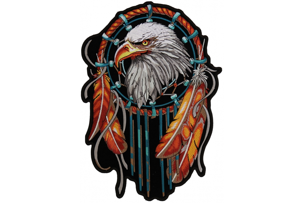 1000x667 Eagle Dream Catcher Patch Native American Indian Thecheapplace
