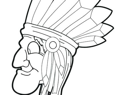 440x330 Native American Coloring Sheet Top Pages Free