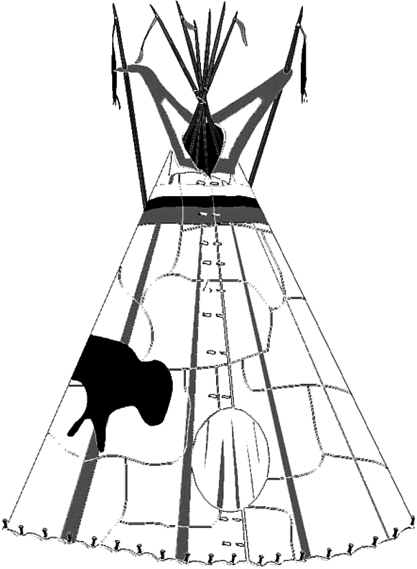 606x827 Sioux Tipi Kirsten Pioneer America Unit Study