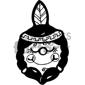 300x300 Native American Clipart