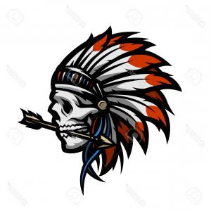 300x300 Lion Indian Warrior Animal Hand Drawn Illustration Native American