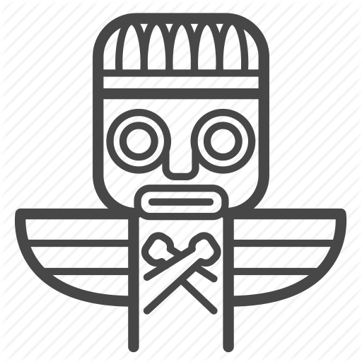 512x512 Totem Drawing Native American Transparent Png Clipart Free