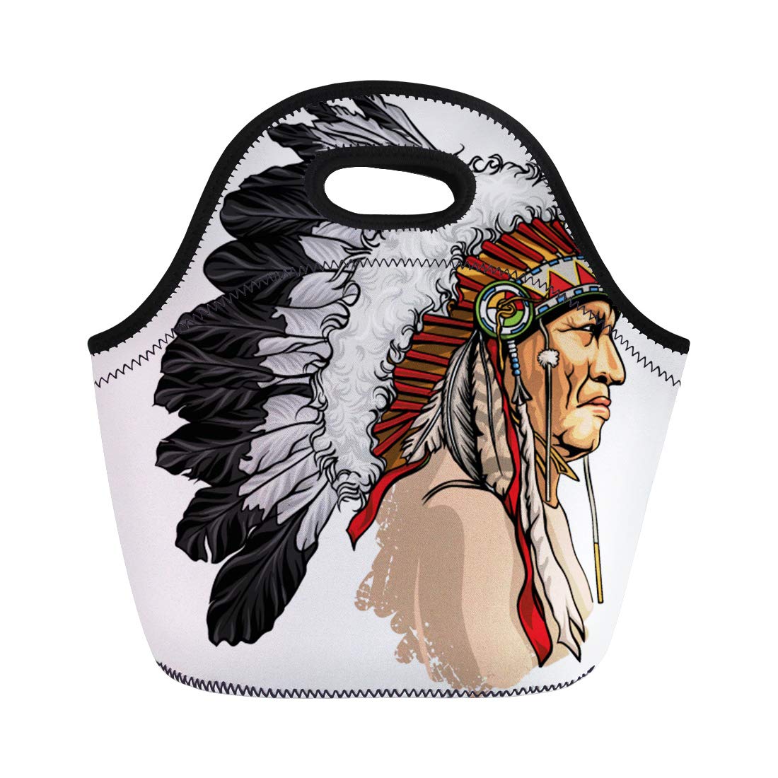 1100x1100 Semtomn Lunch Tote Bag Detailed Native American