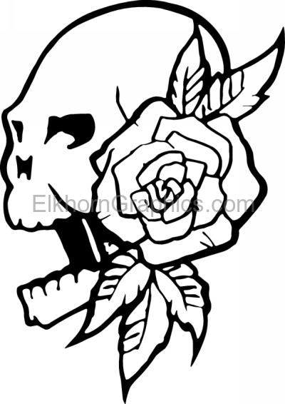400x566 Native American Skull Sticker