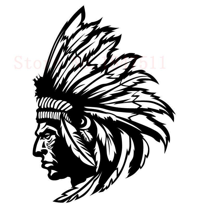 800x800 Native American Wall Sticker