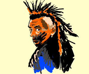 300x250 Native American Warrior