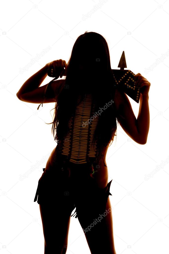 682x1023 Huge Collection Of 'native American Woman Silhouette' Download