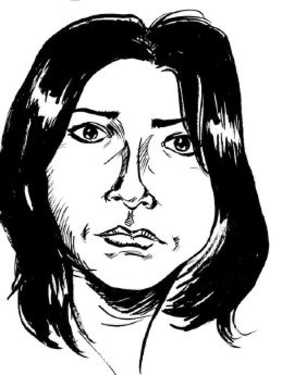 901x1200 Native American Girl Clipart