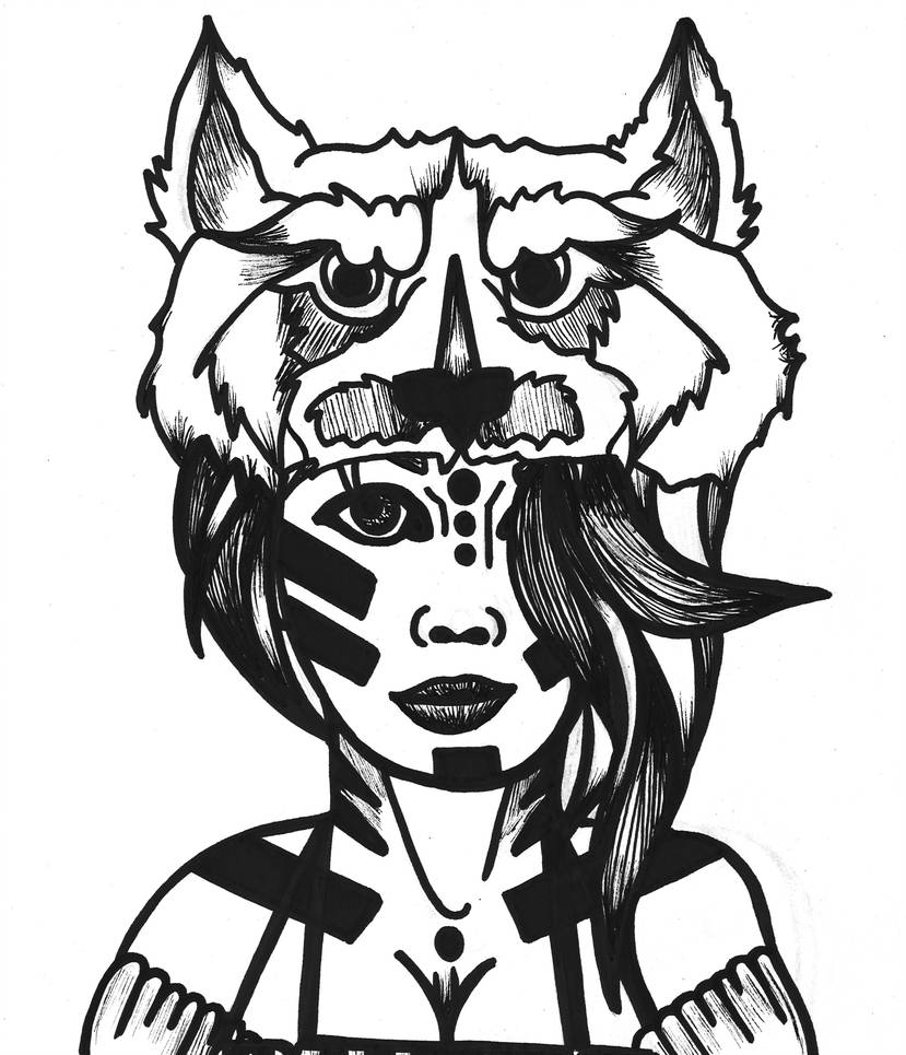 829x965 Native American Girl