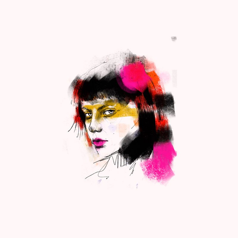 800x800 Native Girl Fashion Art