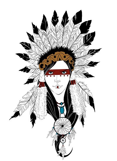 400x550 Native Girl Posters