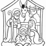 Nativity Line Drawing | Free download on ClipArtMag