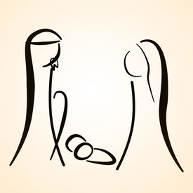 275x275 Simple Nativity Scene Photos And Images Crystalgraphics