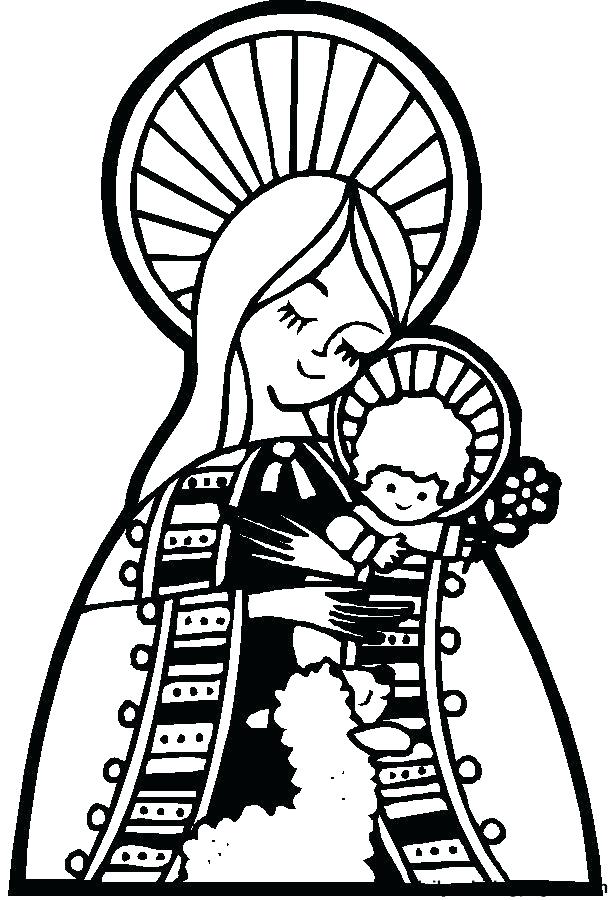 611x900 Mary Mother Of Jesus Coloring Pages Mother Coloring Pages Best