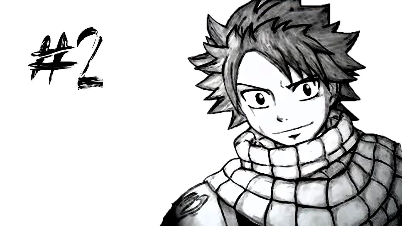 1280x720 como desenhar natsu
