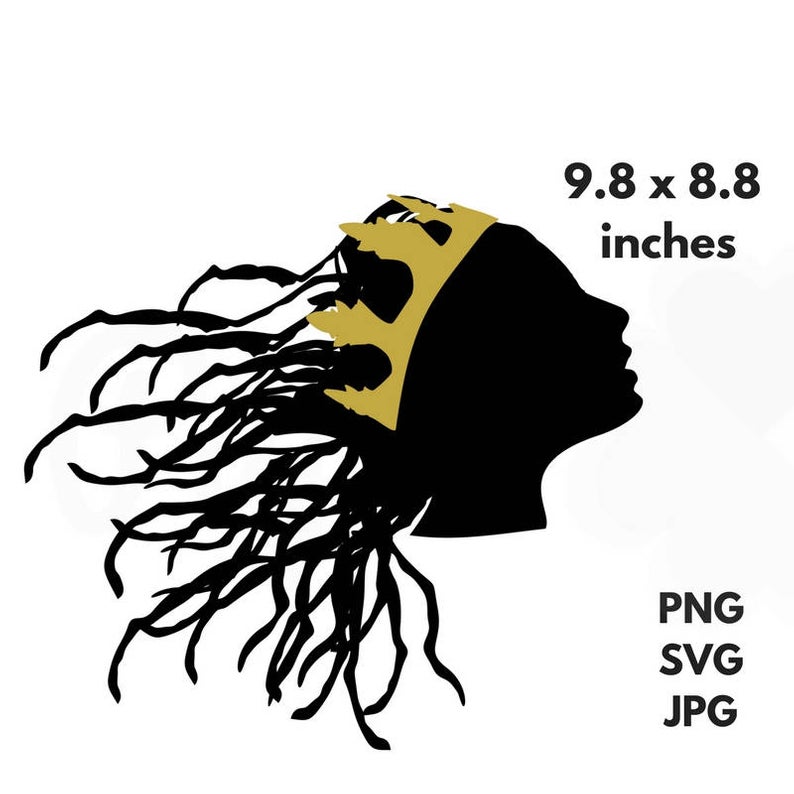 794x794 Locs Crown Dreadlocks Queen Clip Art Royalty Png Princess Etsy