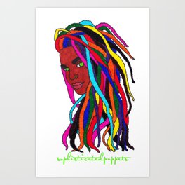 264x264 Natural Hair Art Prints