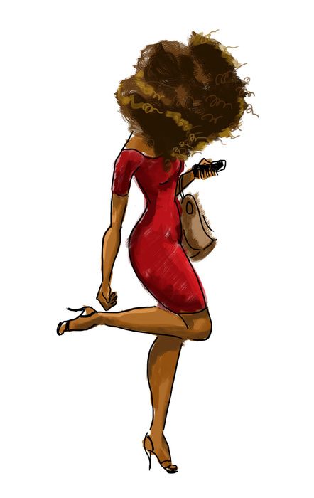 442x700 Natural Hair Art Curlyheads And Dimples