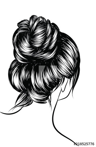 327x500 Woman With Stylish Classic Bun With Perfet Eyebrow Shaped And Ful