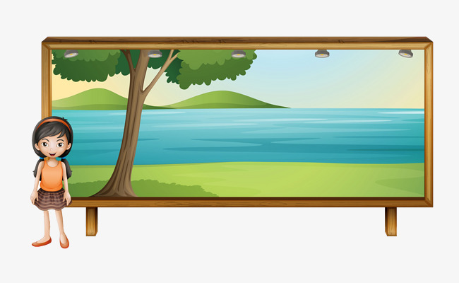 650x400 the river scenery on the drawing board, river clipart, river water