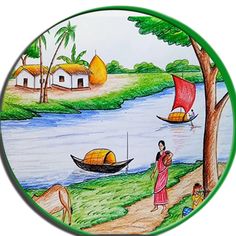 236x236 Awesome Art Work Images In Watercolour Paintings