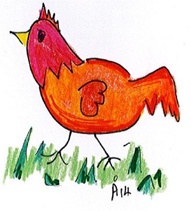 617x680 Hen Nature Drawings Pictures Drawings Ideas For Kids Easy