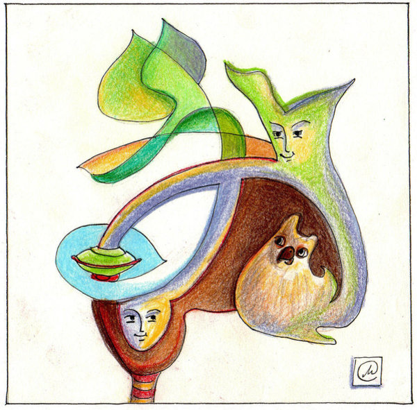 600x591 Buddha Nature Drawings Fine Art America