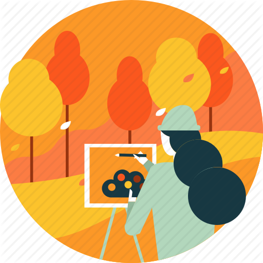 512x512 Artist, Autumn, Drawing, Ecology, Environment, Nature, Painting Icon