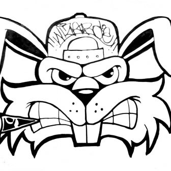 336x336 Black And White Angel Drawings Of Nature Boat Cute Cool Cow Girl