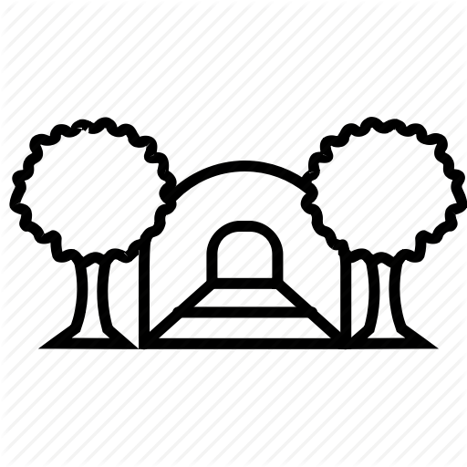 512x512 Landscape, Metro, Natural Scenary, Subway, Trees Icon