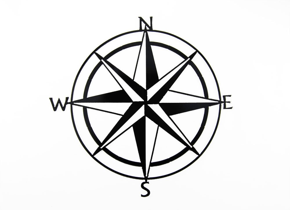 1000x725 Nautical Compass Metal Compass Nautical Decor Beach House