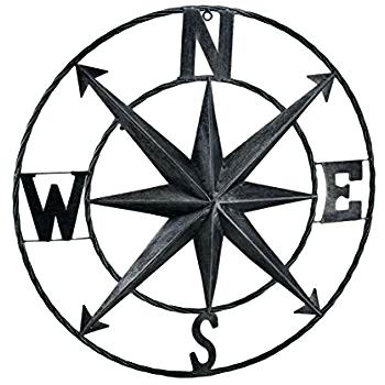 350x350 Nautical Compass Rose Metal Wall Art Amazon Com Handmade