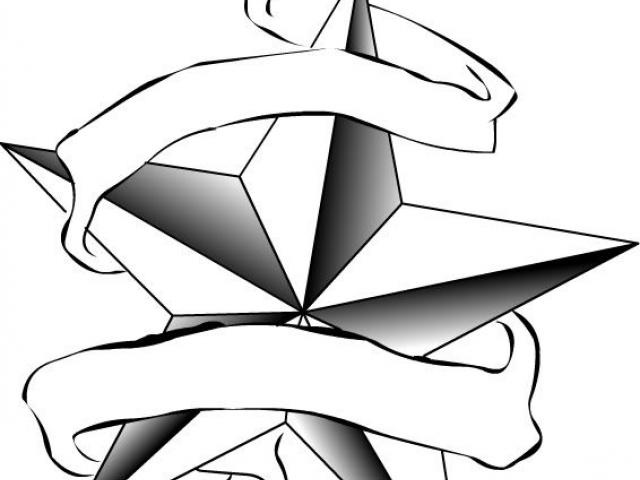 640x480 Free Nautical Star Tattoos Clipart, Download Free Clip Art