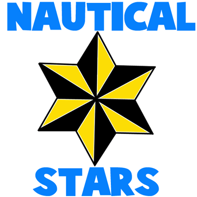 400x400 How To Draw Sided Nautical Stars With Easy Step