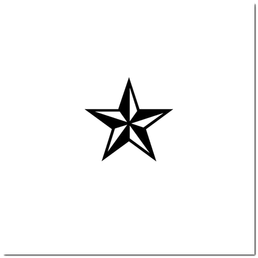 821x821 Nautical Star Vinyl Decal