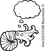 160x179 nautilus cartoon character, art print barewalls posters prints
