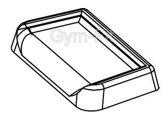 323x238 Nautilus Nitro Gravitron Knee Pad